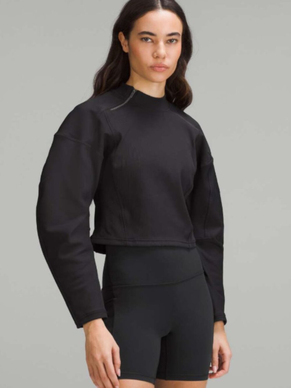 Lululemon Ribbed Luxtreme Wide-Sleeve Pullover